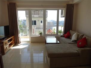 Lake view apartment with 01 bedroom for rent in Truc Bach, Ba Dinh