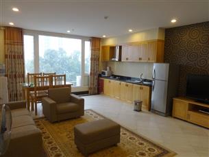 Apartment for rent in Duong Lang, Dong Da, 02 bedrooms, fully furnished