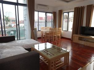 Balcony apartment for rent with 01 bedroom in To Ngoc Van, Tay Ho
