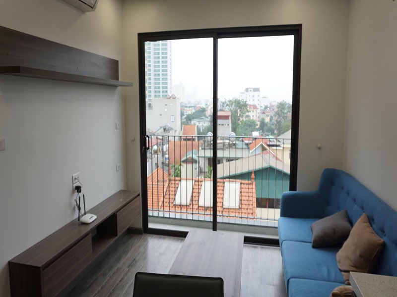 Balcony, nice view apartment for rent with 01 bedroom in Tay Ho str, Tay Ho