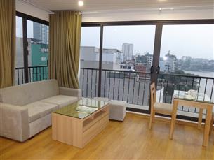 New Lake view apartment with 01 bedroom in Truc Bach area, Ba Dinh