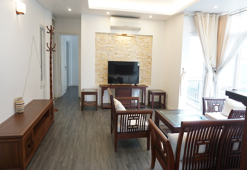 Balcony, nice 02 bedroom apartment for rent in Truc Bach, Ba Dinh