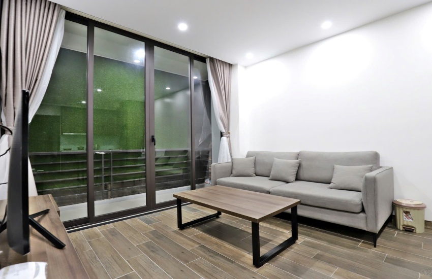 Balcony apartment for rent with 01 bedroom in To Ngoc Van, Tay Ho