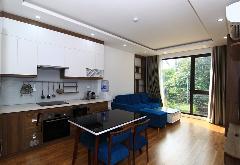 Balcony apartment for rent with 02 bedrooms on Tay Ho str, Tay Ho