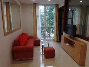 Balcony 01 bedroom apartment for rent in Giang Vo, Ba Dinh