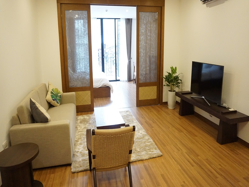 Brand new serviced apartment with 01 bedroom for rent in Hoan Kiem