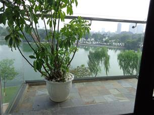 Lake view apartment with 01 bedroom for rent in Dong Da