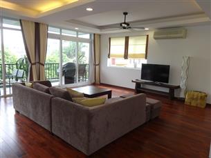 Brand-new, big balcony serviced apartment with 04 bedrooms for rent in Au Co, Tay Ho