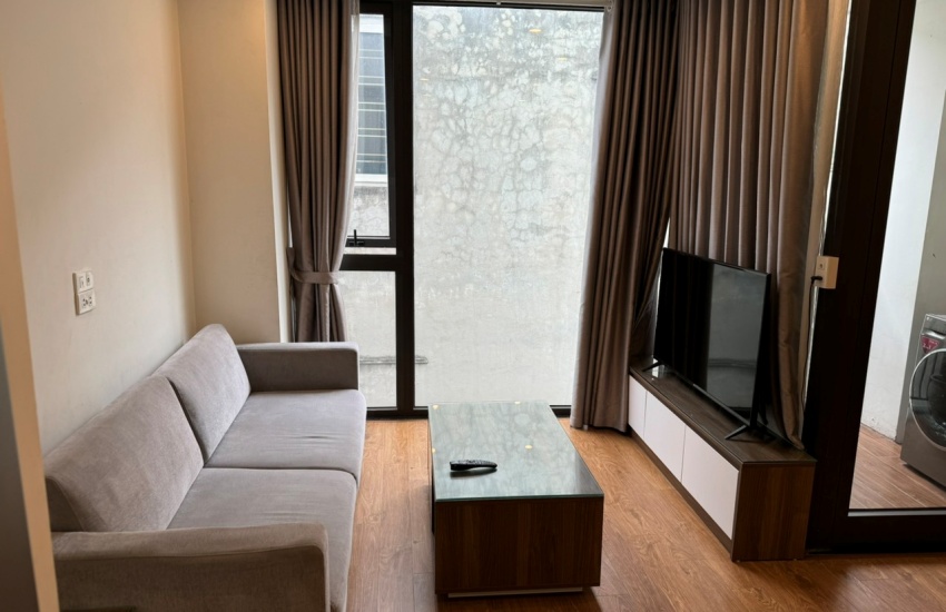 Balcony apartment for rent with 02 bedroom in To Ngoc Van, Tay Ho