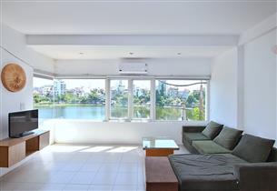 Lake view apartment for rent with 02 bedroom in Au Co, Tay Ho