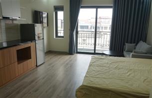 Balcony studio for rent with 01 bedroom in Tu Lien, Tay Ho