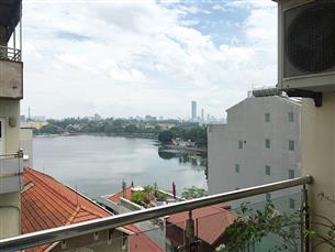 Lake view apartment with 01 bedroom for rent in Truc Bach, Ba Dinh