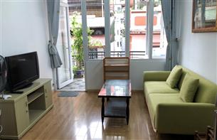Balcony 01 bedroom apartment for rent in Tran Phu, Ba Dinh