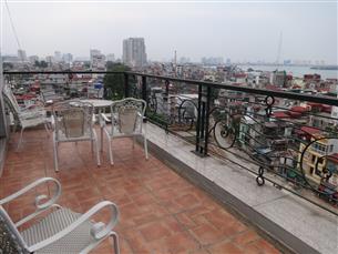 Big balcony apartment for rent with 01 bedroom in Hoang Hoa Tham, Ba Dinh