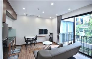 Balcony apartment for rent with 01 bedroom in Trinh Cong Son, Tay Ho