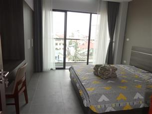 Balcony apartment with 01 bedroom for rent in Trinh Cong Son, Tay Ho