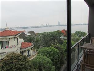 Lake view, Duplex serviced apartment with 02 bedrooms for rent in Xom Phu, Tay Ho