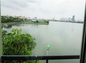 Lake view 02 bedroom apartment for rent in To Ngoc Van, Tay Ho