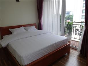 Balcony apartment for rent with 02 bedrooms in Phan Huy Chu, Hoan Kiem