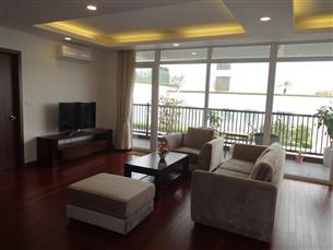 Big balcony, high quality serviced apartment for rent in Tu Hoa, Tay Ho