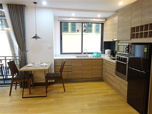 Balcony apartment with 01 bedroom for rent in Tay Ho street, Tay Ho
