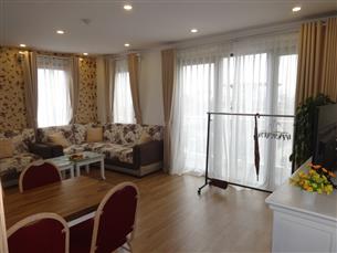 Bright balcony 02 bedroom apartment for rent in Hai Ba Trung district