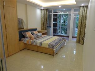 Balcony apartment for rent with 01 bedroom in Giang Vo, Ba Dinh