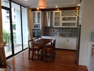 Balcony apartment with 02 bedrooms for rent in Dang Thai Mai, Tay Ho