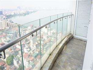 Lake view, 02 bedroom apartment for rent in GOLDEN WESTLAKE Building, on Thuy Khue, Tay Ho