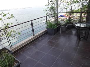 Lake view,big balcony apartment with 01 bedroom for rent in Tay Ho, Near water park