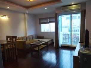 Balcony serviced apartment with 02 bedroom for rent in Hoan Kiem