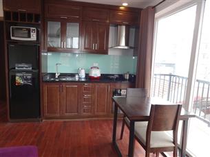 Bright balcony apartment with 01 bedroom for rent in To Ngoc Van, Tay Ho