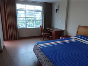 Balcony apartment with 01 bedroom for rent in Tran Quoc Hoan, Cau Giay district