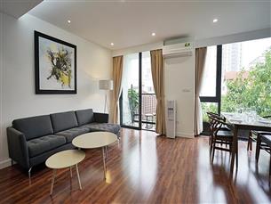 Balcony serviced apartment for rent with 02 bedrooms in Tay Ho, Tay Ho district