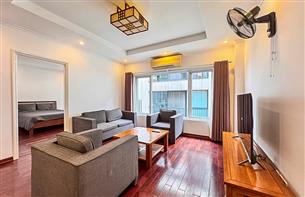 Balcony apartment for rent with 02 bedrooms in To Ngoc Van, Tay Ho